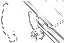 Number of pins needed for roof mounting